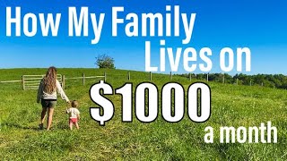 My $1000 Monthly Budget 💵 | How I am Cutting Expenses in 2024 | COST OF LIVING CRISIS ‼️