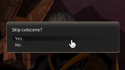 【FFXIV】How it feels to play with a cutscene skipper - [HW Spoilers]