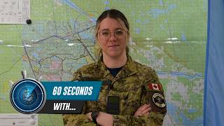 60 Seconds with Major Isabelle Delorme on Tactical Aviation Intelligence