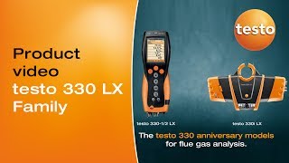 testo 330-1/-2 LX and testo 330i LX | Be sure. Testo
