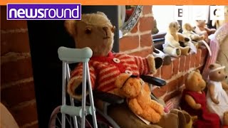 Teddy hospital and therapy alpacas | Happy News | Newsround