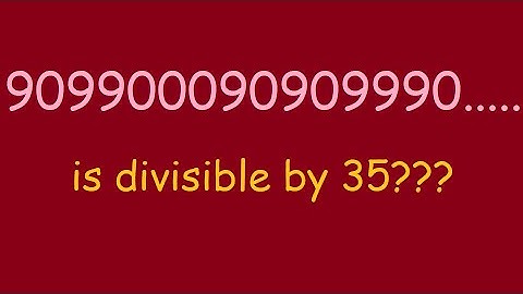 [Tamil] RMO 2020 - Find the smallest multiple of 35 with digits 0/9 only - Number theory