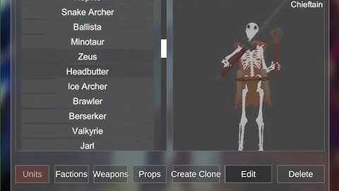 TABS Unit Editor Mod - New Unit Base (SKELETON!!!) - 0.5.1