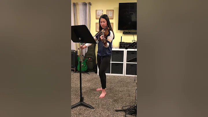 Chloe playing Minute by Boccherini