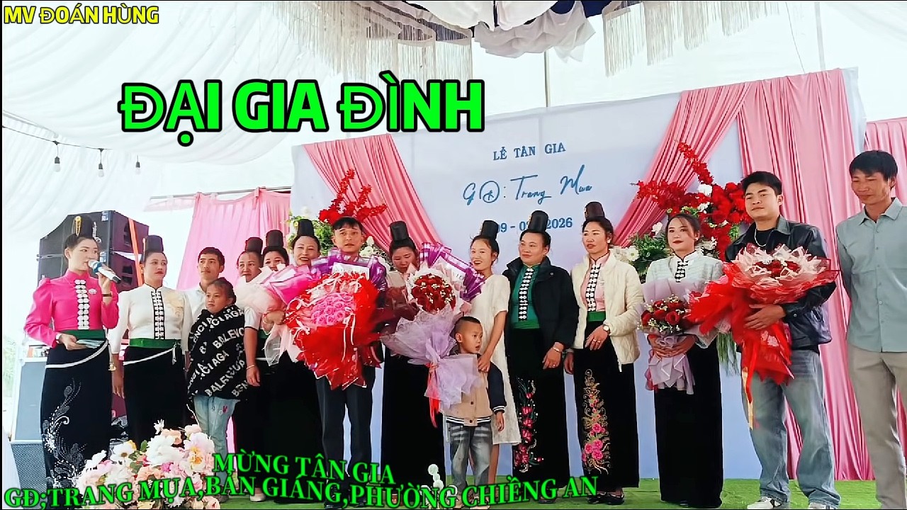 ĐOÁN HÙNG CÙNG PHƯƠNG HÀ VỚI MỘT ĐẠI GIA ĐÌNH HẠNH PHÚC