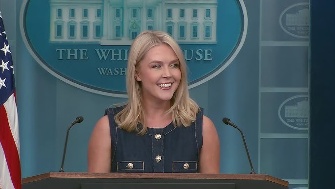 Press Secretary Karoline Leavitt Holds a Press Briefing for Take Our Sons  and Daughters to Work Day