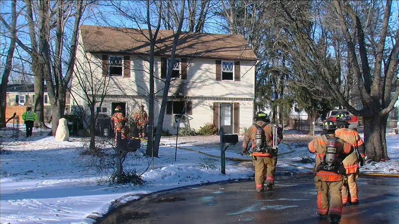 Dog dies, home damaged after fire in Milford - YouTube