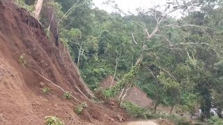 Detik-detik Longsor Perbukitan Terekam Kamera, Warga histeris