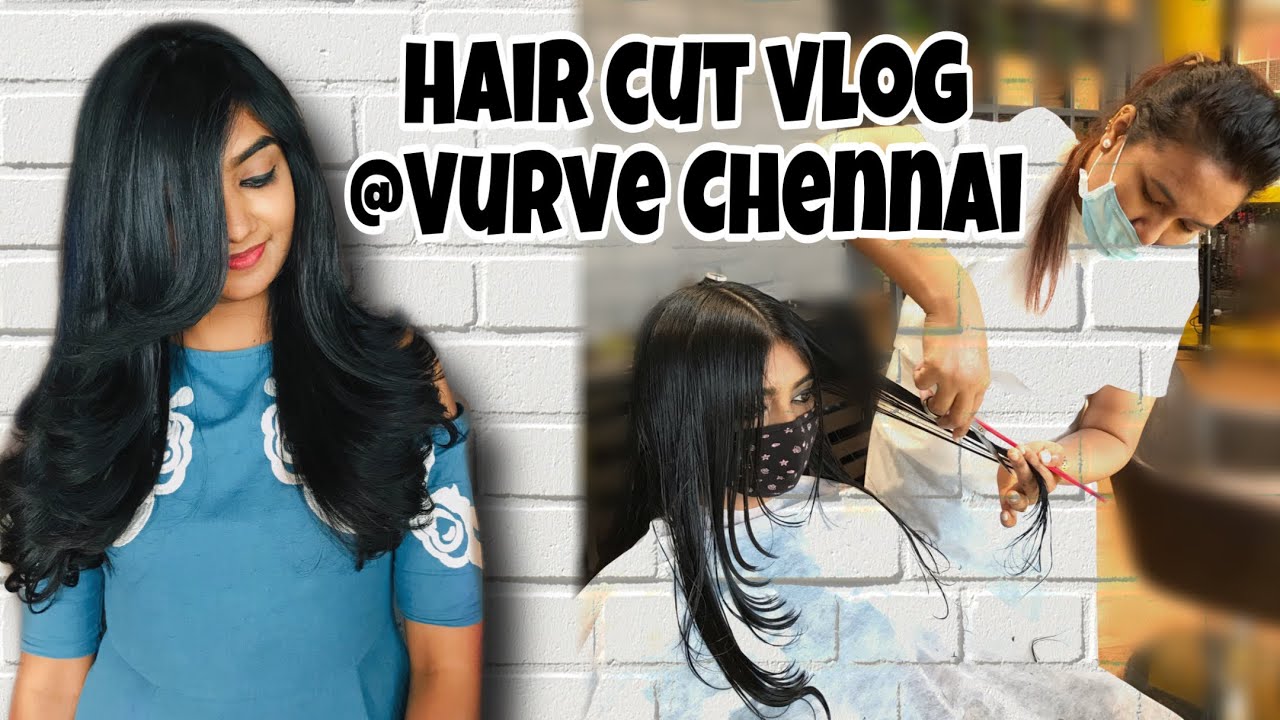 தமிழில்-Haircut vlog💇‍♀️ @vurve salon, Chennai | Layer cut | VR mall  shopping vlog - YouTube