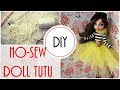 DIY / How to Make a No Sew Doll Tutu Skirt Easy Handmade Craft Tutorial Monster High, Barbie, Bratz