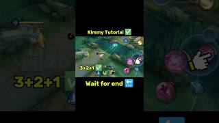 Kimmy Skill Combo Tutorial Mobile Legends #kimmy #ml2b #mlbb #mobilelegends