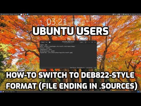 How-To Switch to Deb822-Style Format (file ending in .sources) - YouTube