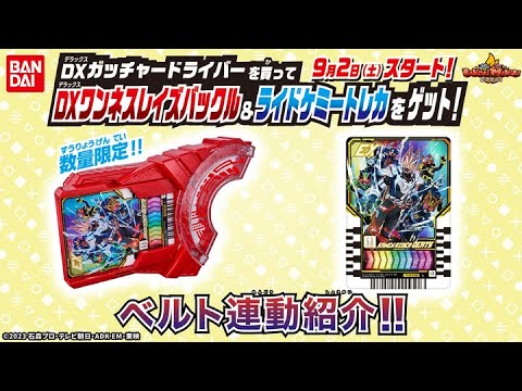 仮面ライダーガッチャード　DX ワンネスレイズバックル ＆ ライドケミートレカ