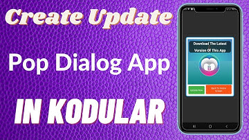 How To Create Update System In Your App In Kodular | Kodular App Update