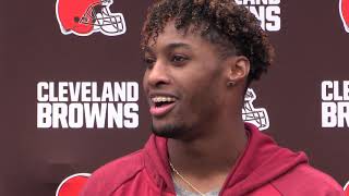 Browns’ Denzel Ward talks tackling, concussions and Greedy Williams