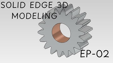 Model a Spur Gear in Solid Edge | Solid Edge 3D Modeling | EP.02