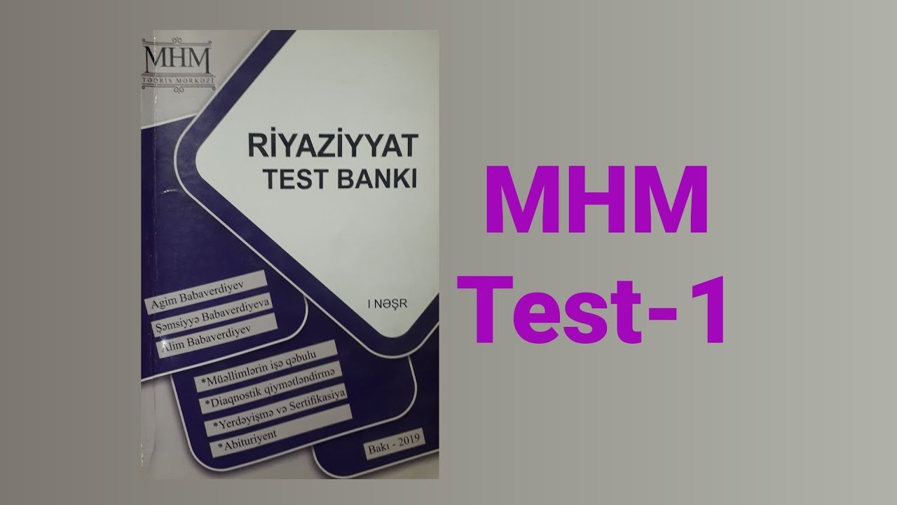 MHM.Natural ederler.Test-1