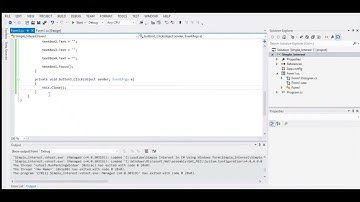 Simple Interest in C# Using Windows Form