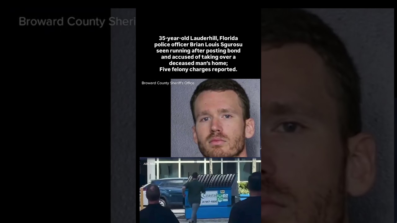 🚨 A Florida officer faces five felony charges over allegations involving a deceased man’s home.