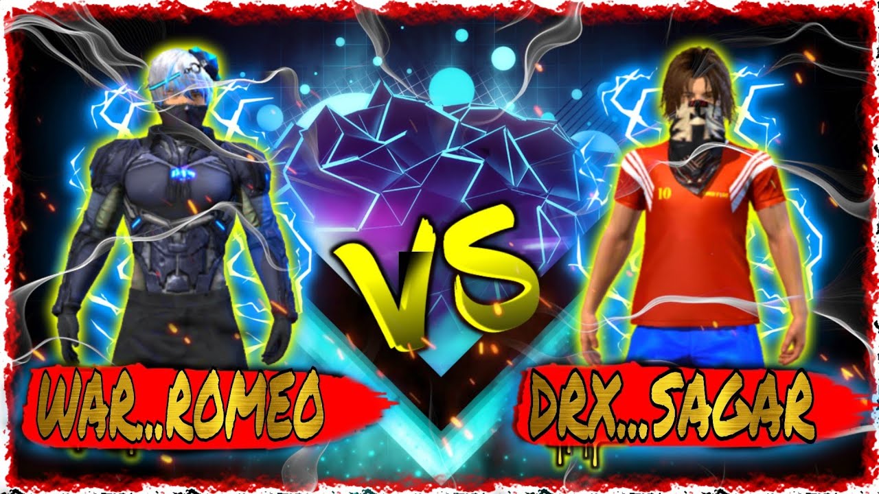 Sagar Romeo 1 Vs 1 Costum Match || ROMEO VS SAGAR || 24kGoldn- ️ mood || Garena ...