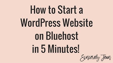 How to Start a WordPress Website on Bluehost in 5 Minutes! (2016)