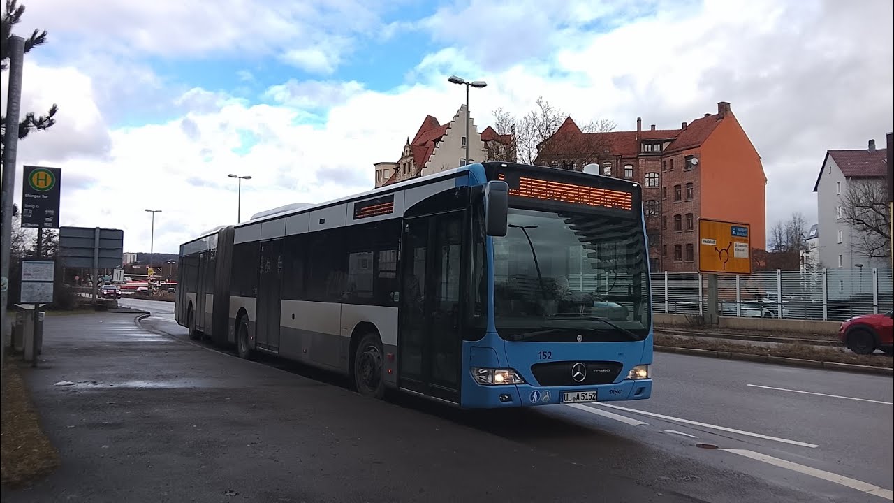 Mitfahrt: SWU Verkehr Mercedes Benz Citaro O530 Facelift G Wagennummer 152 