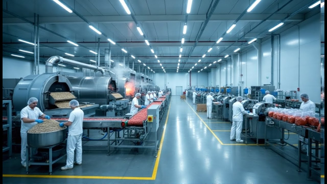 Как обрабатываются семена подсолнечника: от сбора сырого урожая до идеально обжаренных закусок (п...