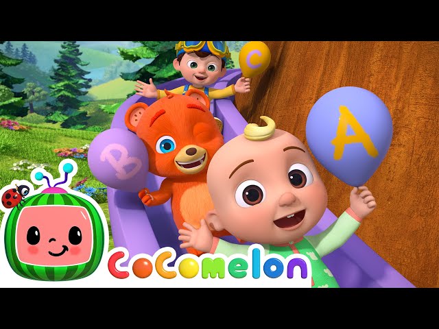 ABC Song with Balloons and Animals | CoComelon Nursery Rhymes & Animal Songs class=