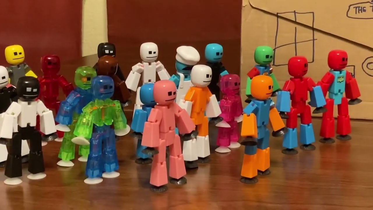 A StikBot War (unuploaded stop motion I made in 2023) 