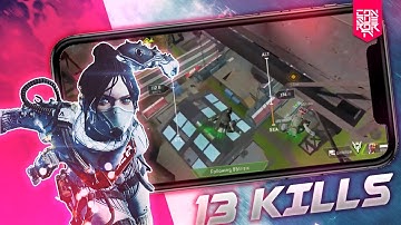 Wraith legend gameplay | 13 kills - Apex legends Mobile (Closed Beta India🇮🇳)