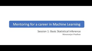 Session 1: Basic Statistical Inference