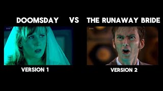 Doomsday vs The Runaway Bride | Cliffhanger Comparison | Doctor Who