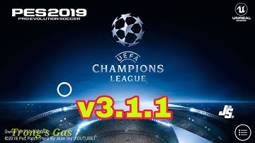 Patch Pes 2019 Mobile v3.1.1 New Patch UEFA CHAMPION LEAGUE - No Root Full Kits and Logo