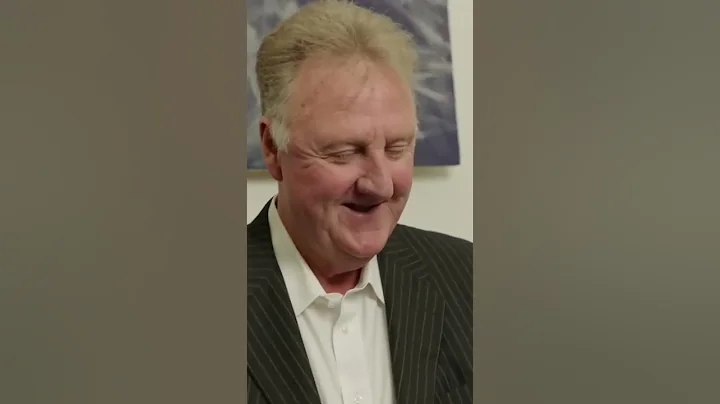 Larry Bird learns about the new Larry Bird Trophy,...