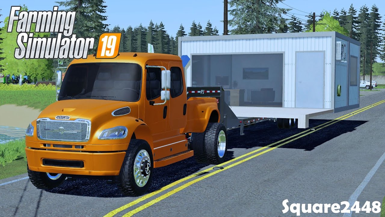 HAULING HOUSE BOAT! | HOT SHOT TRUCKING | WIDE LOAD | ROLEPLAY | FS19 ...