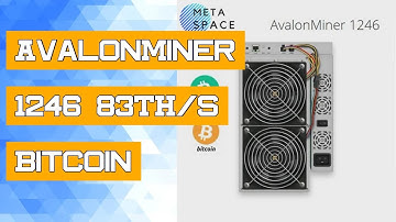 AvalonMiner 1246 83TH/s Bitcoin Miner Asic Miner Crypto SHA-256 Mining Machine With Original Power S