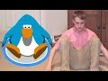 Doing the club penguin dance