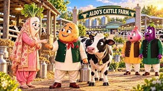 🥔 Aloo Ne Banaya Apna Cattle Farm — Mooli Ke Kangan Se Shuru Hua Safar! 🐄✨