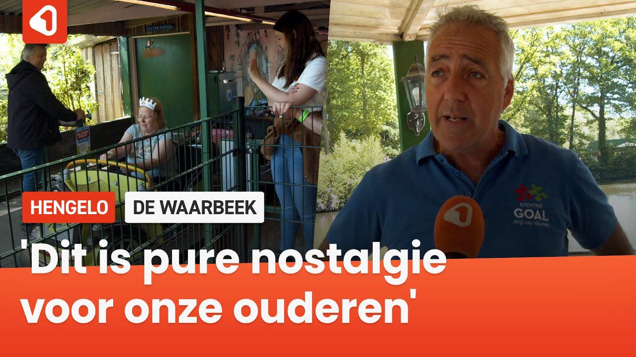 Ruim twaalfhonderd ouderen en gehandicapten voelen zich de koning te rijk op de Waarbeek in Hengelo