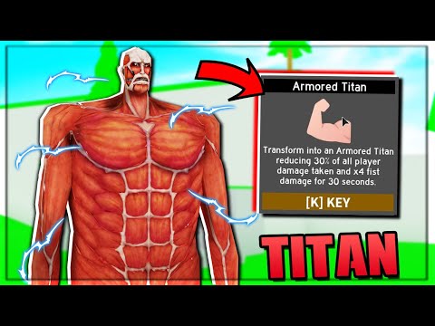 Roblox đi Học Sức Mạnh Titan Sieu Mạnh Của Reiner Anime Fighting Simulator Youtube - roblox titanhammer video hai mới full hd hay nhất clipvl net