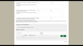 ECC, Filling out Forms