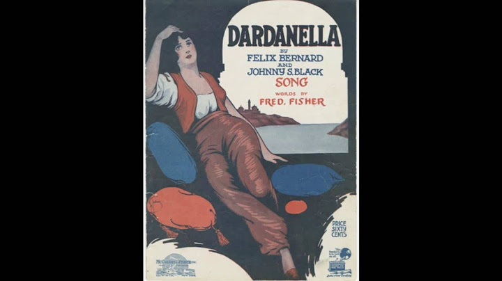 Dardanella Piano version - Piano performance video thumbnail