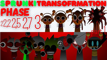 How to make an Animation? Transformation Sprunki Phase2 | 2,2 | 2,5 | 2,7 | 3:Incredibox Scratch P1