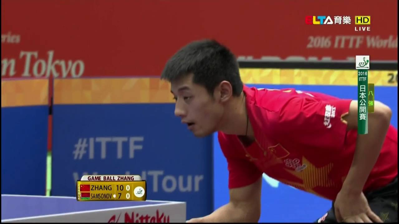2016 Japan Open (MS-QF) ZHANG Jike - SAMSONOV Vladimir [HD] [Full Match/Chinese]