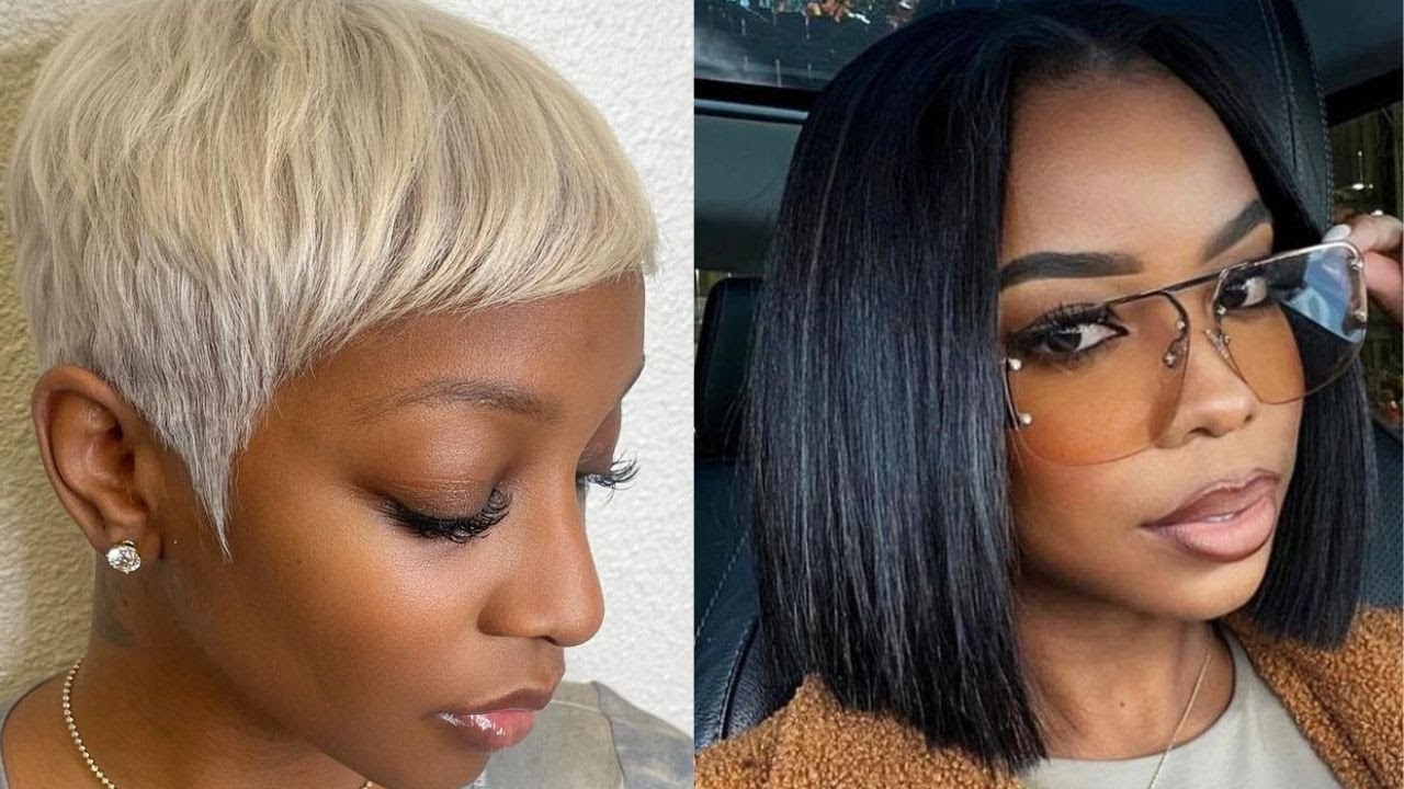  2024 Super Chic & Short Haircut Ideas for African American Women - YouTube