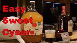 A Easy Cyser | Mead made with Apple Juice | Simple and Cheap