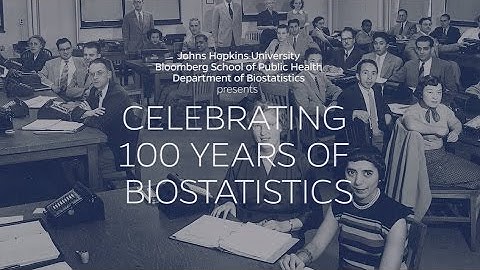 Celebrating 100 Years of Biostatistics