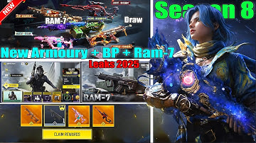 Codm Season 8 Multiverse Cat Armory Series and ram 7 showcase + BP Rewards Leaks 2025 | Cod Mobile