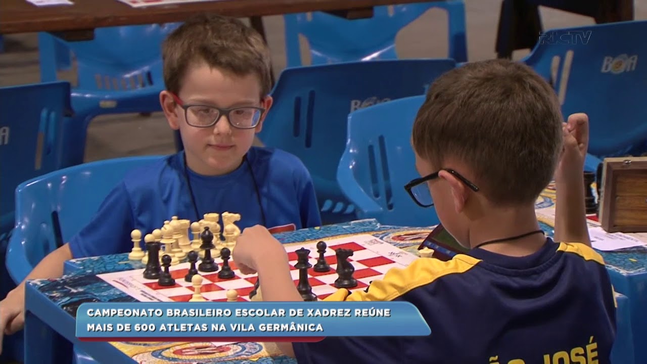 Campeonato brasileiro escolar de xadrez reúne mais de 600 atletas na Vila  Germânica 