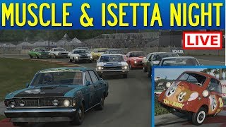 Forza 7 LIVE│Muscle & Isetta Night! (Open Lobby & Stream)